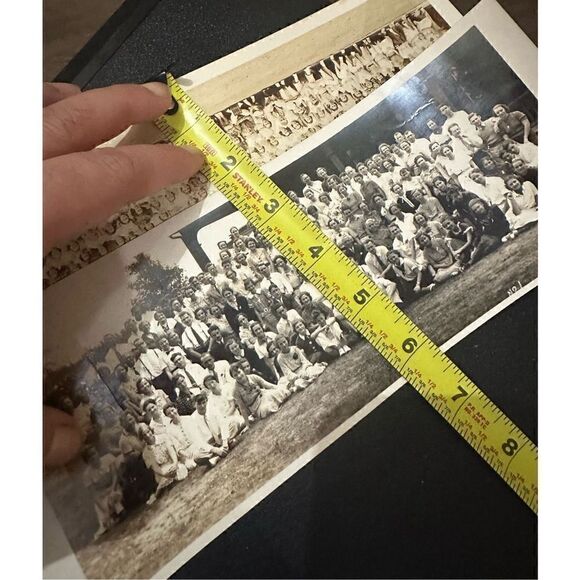 Vintage Group Work Photos 1930s 10” long Men Women Landscape - Picture 8 of 8